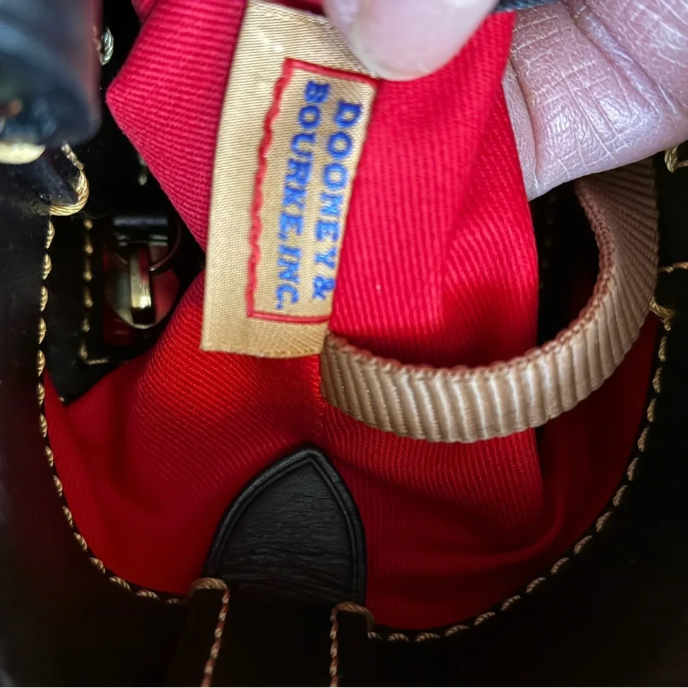 Dooney & Bourke Red and Green Plaid Mini Barlow - Picture 15 of 16